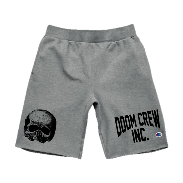 Doom Crew Grey Athletic Shorts