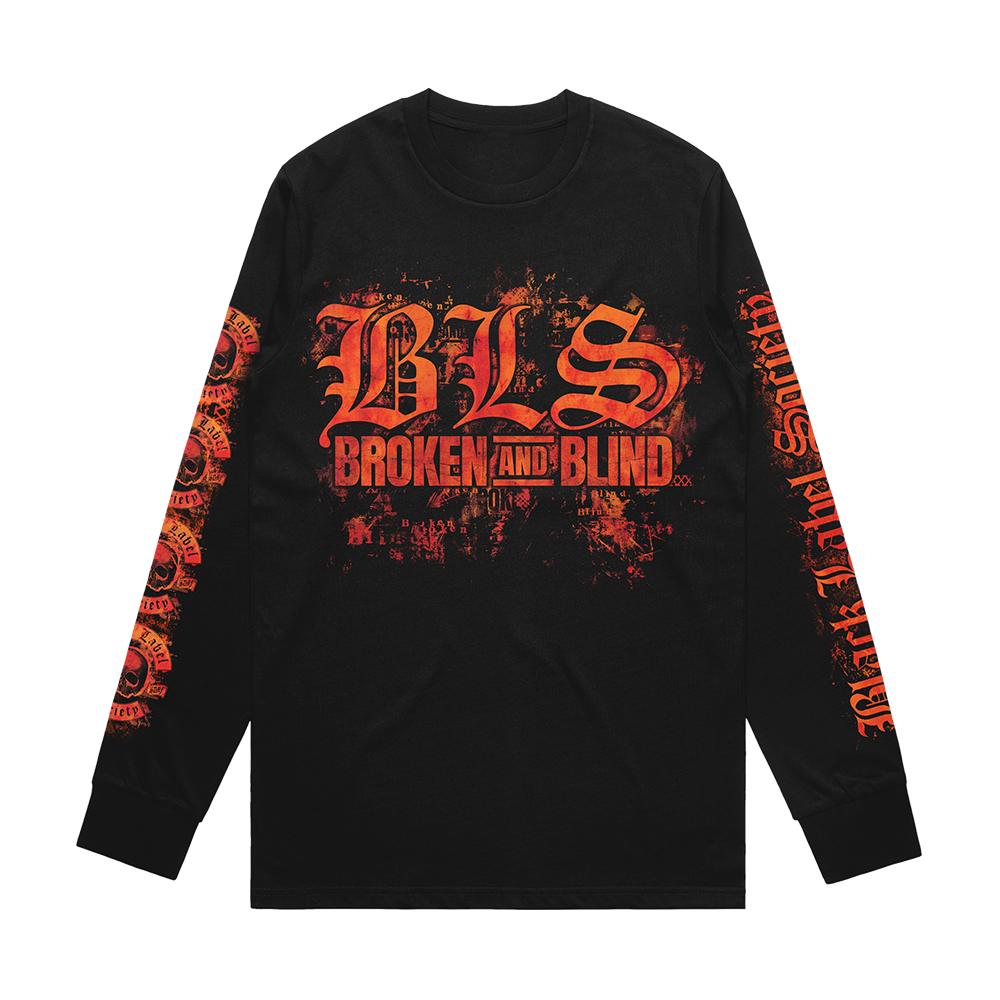 フ*き様 SHADOWS BROKEN BONE L/S Tee XL Broken and Blind Longsleeve Tee | Black Label Society US