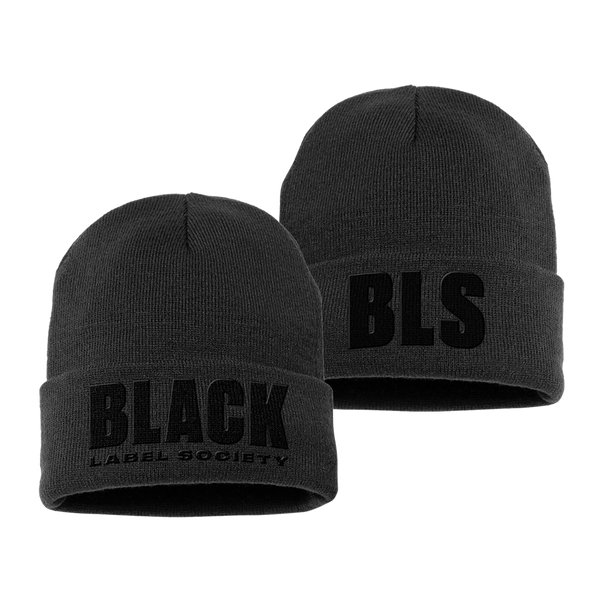 Black Label Society Black On Black Embroidered Beanie