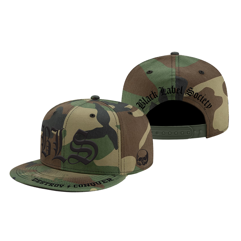Engines Of Demolition Deluxe Camo Snapback Hat | Black Label