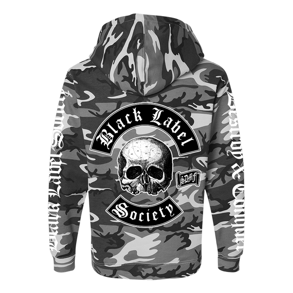 BLS Worldwide Winter Camo Hoodie | Clothing | Black Label Society US