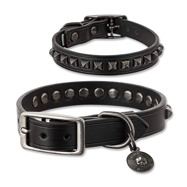 Black Label Society SDMF Studded Dog Tag Collar