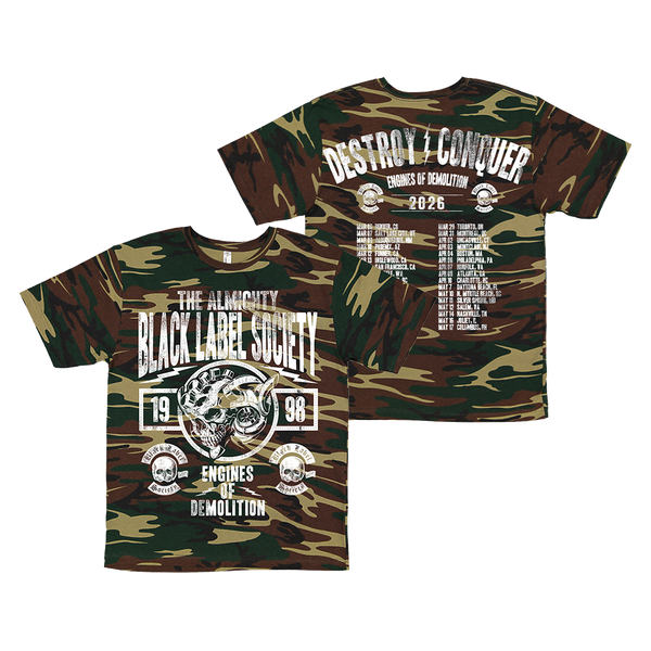 Engines Of Demolition Camo Tour Tee