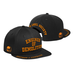Engines Of Demolition Deluxe Black Snapback Hat