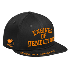 Engines Of Demolition Deluxe Black Snapback Hat