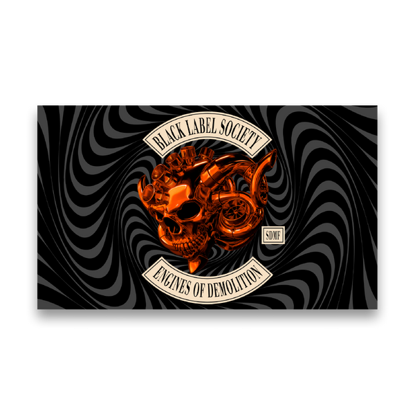 Engines Of Demolition Wall Flag