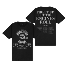 Engines Of Demolition Black Tour Tee