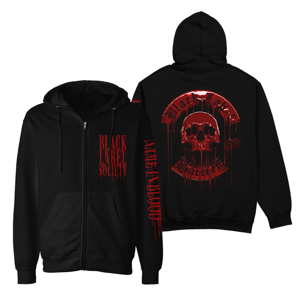 Name In Blood Zip Hoodie