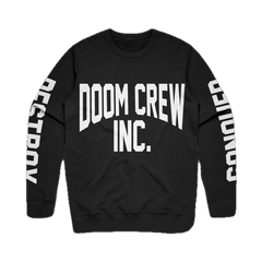 Doom Crew Black Athletic Crewneck