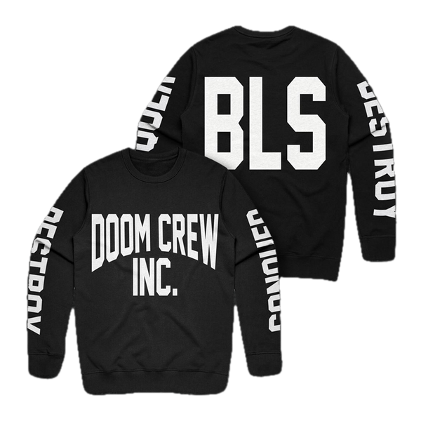 Doom Crew Black Athletic Crewneck