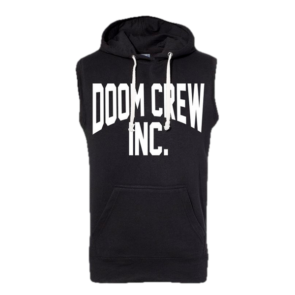 Doom Crew Black Athletic Sleeveless Hoodie