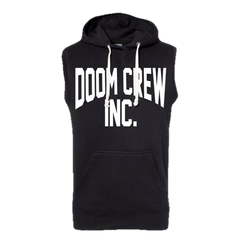 Doom Crew Black Athletic Sleeveless Hoodie