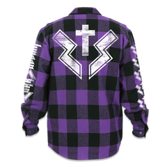 ZS Purple/Black Flannel Shirt