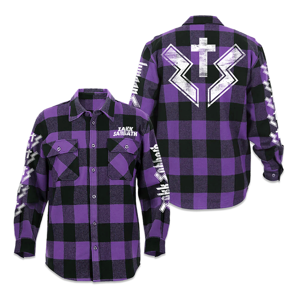 トップス SUBCULTURE WOOL CHECK SHIRT PURPLE Purple and White Plaid Shirt – American Heritage