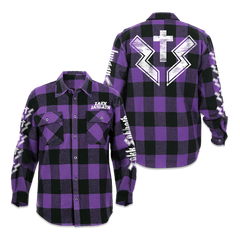 ZS Purple/Black Flannel Shirt