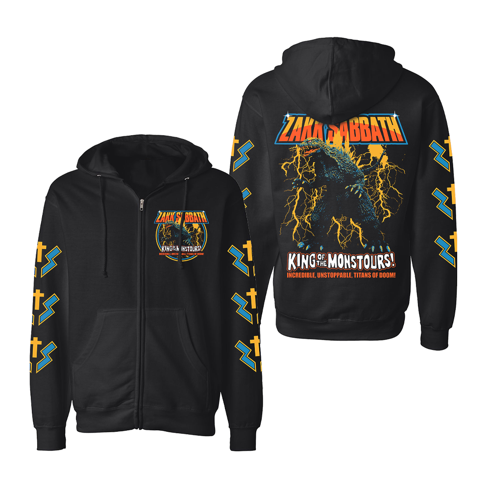 King Of Monstours Zip Hoodie | Black Label Society US King Of Monstours Zip Hoodie | Black Label Society US