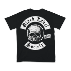 Black Label Society Stronger Than Death Colors Tee featuring a skull design