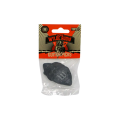 Guitar pick in clear package featuring Wylde Audio branding for Tortex Guitar Pick Sets