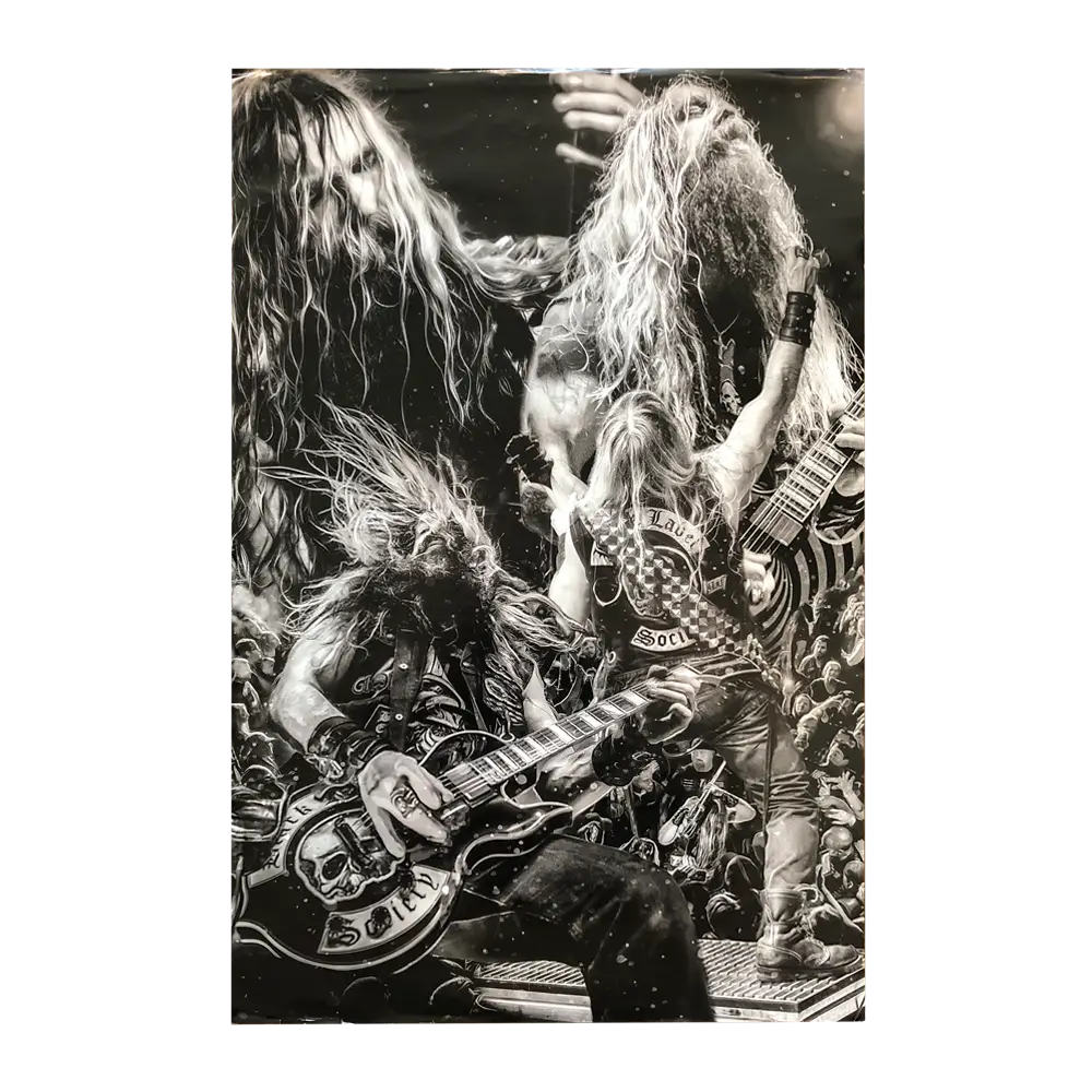 ポスター s.s zakk-wylde-blk-wht-poster-misc