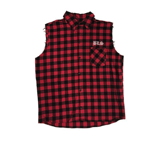 BLS Red Flannel Vest
