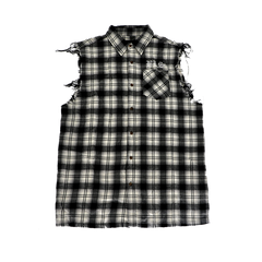 BLK/WHT BLS ZW Flannel Vest