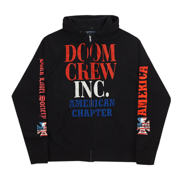 Doom Crew American Chapter Zip Hoodie
