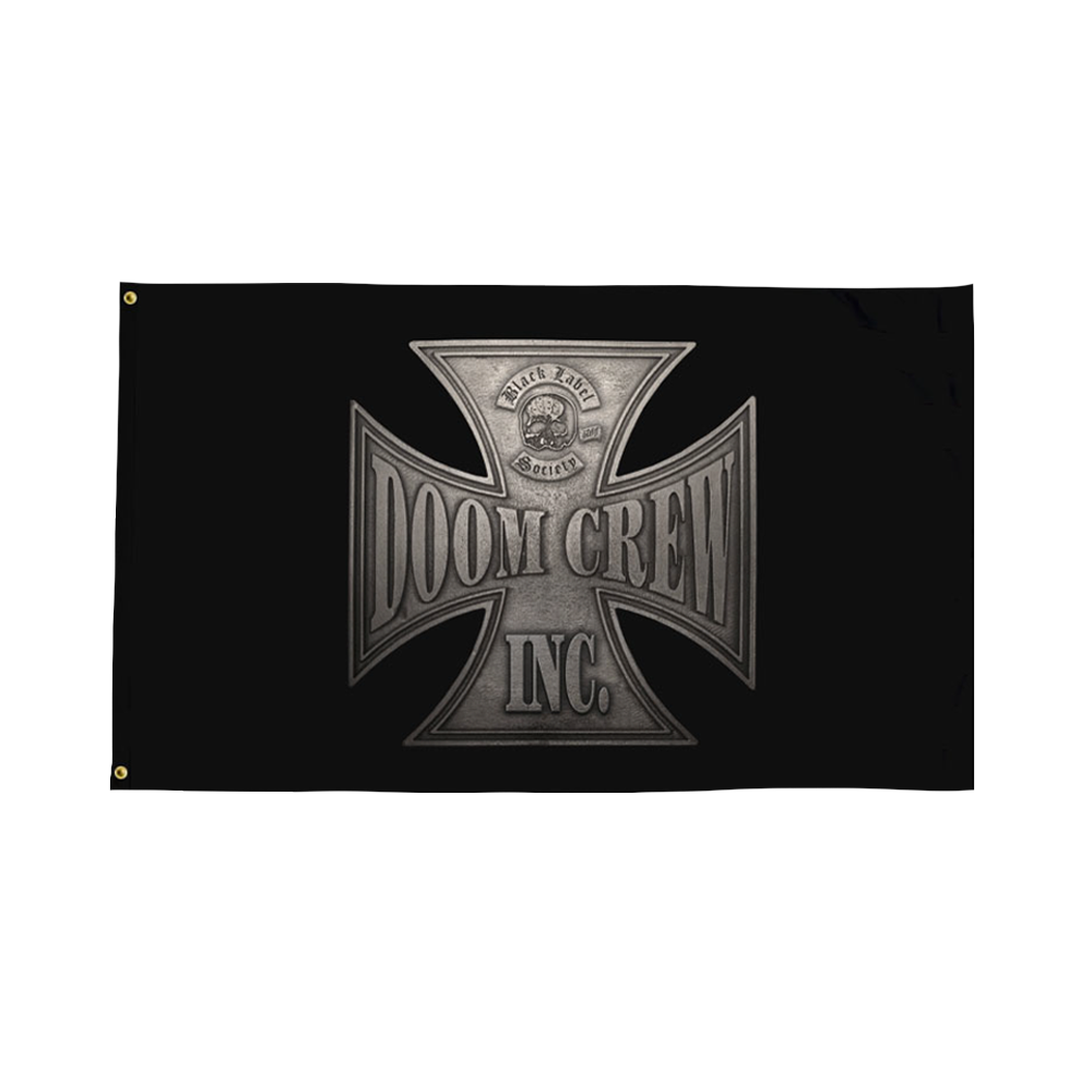 DOOM CREW INC ALBUM WALL FLAG - Black Label Society | Black Label ...