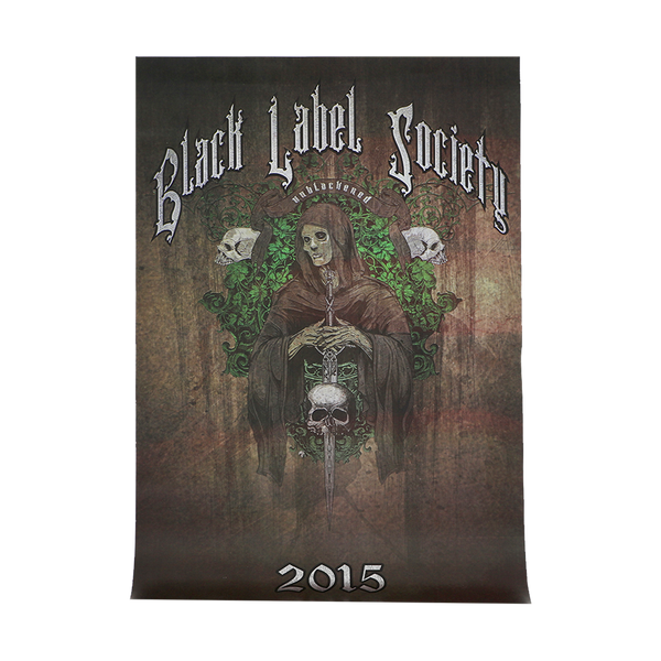 Black Label Society Unblackened 2015 VIP Poster