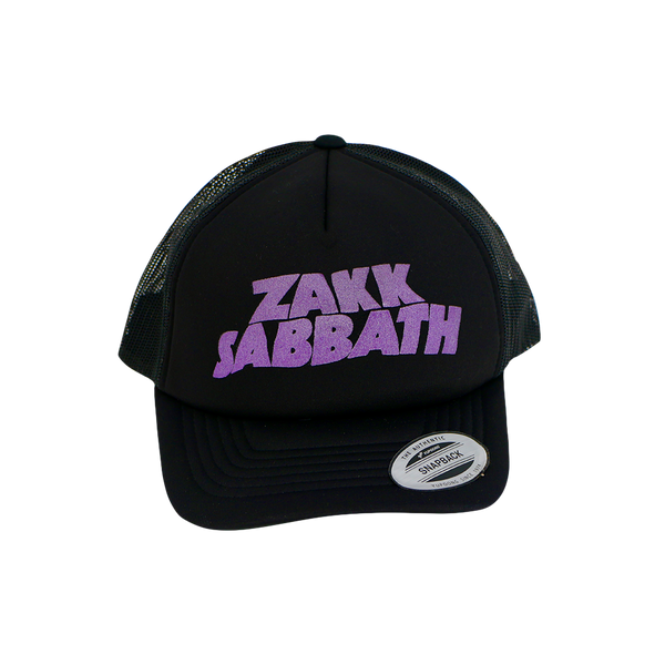 Zakk Sabbath Purple Logo Trucker Hat
